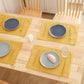 Set de Table Tissu pas Cher 30x46cm / Jaune