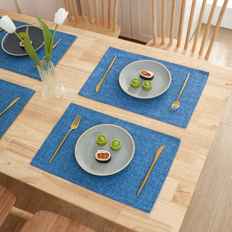 Set de Table Tissu pas Cher 30x46cm / Bleu