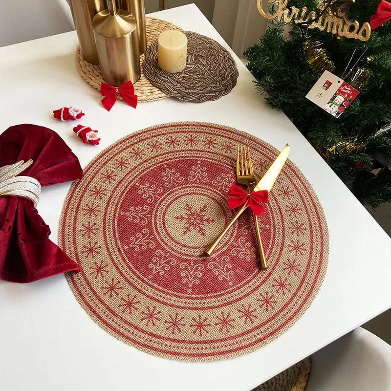 Set de Table Toile de Jute Rond