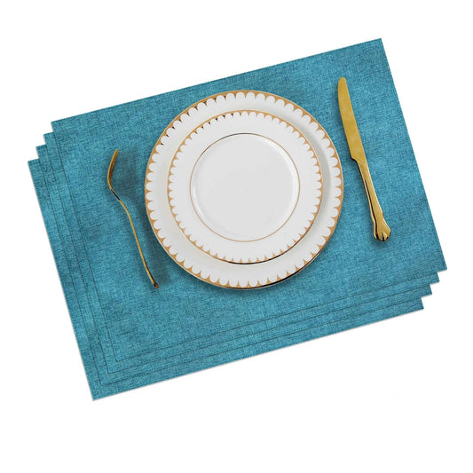 Set de Table Turquoise 33x48cm / Set de 4 / Turquoise